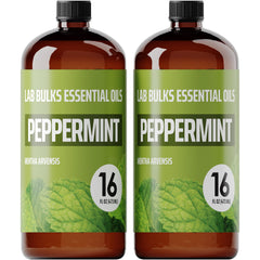 Hero image Lab Bulk Peppermint Essential Oil 16oz 2-Pack