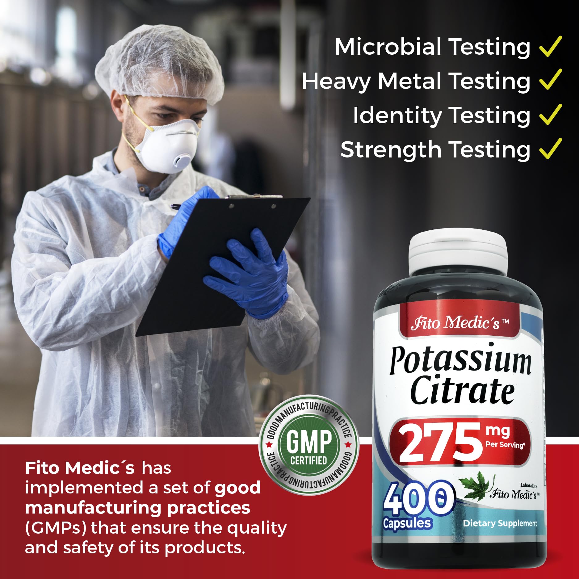 Two-pack Lab Potassium Citrate product display