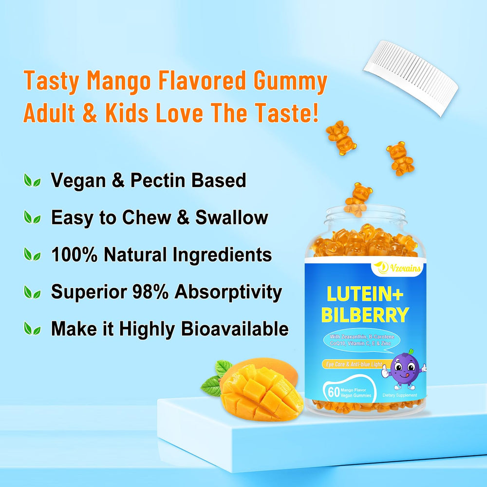 Lab-tested GMP-certified ingredients for eye health gummies