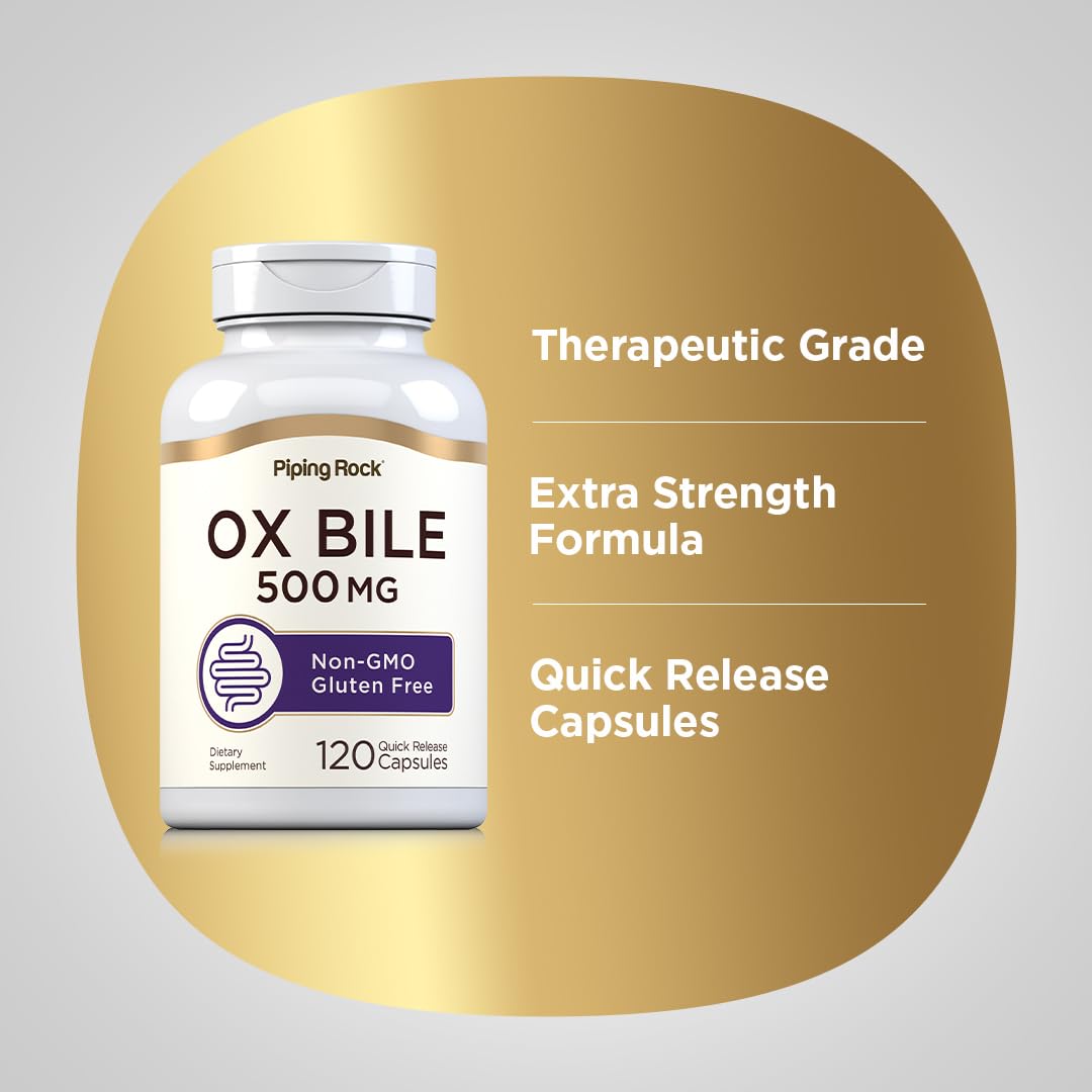 Laboratory tested ox bile ingredients