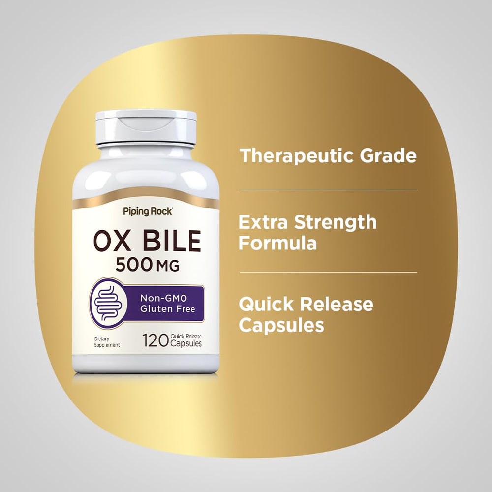 Laboratory tested ox bile ingredients