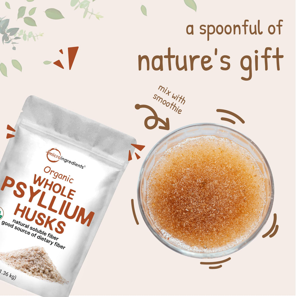 Lab-tested Non-GMO psyllium husks from India