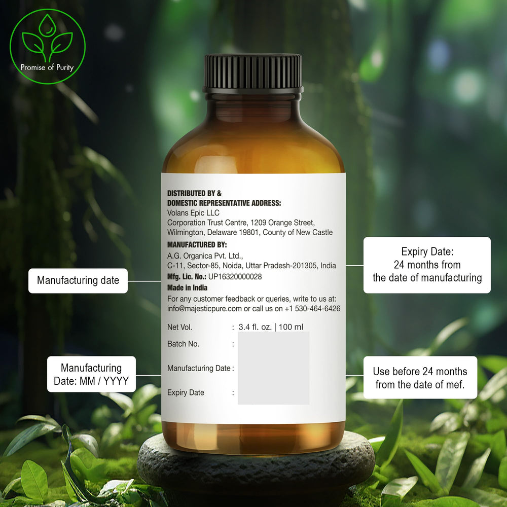 Lab-tested 100% pure tea tree oil by Majestic Pure