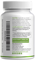 Third-party lab testing seal confirms quality and safety
