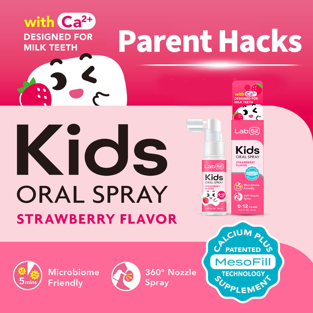 LAB52 Kids Oral Spray 20ml bottle - close-up