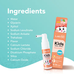 Happy child after using LAB52 Kids Oral Spray