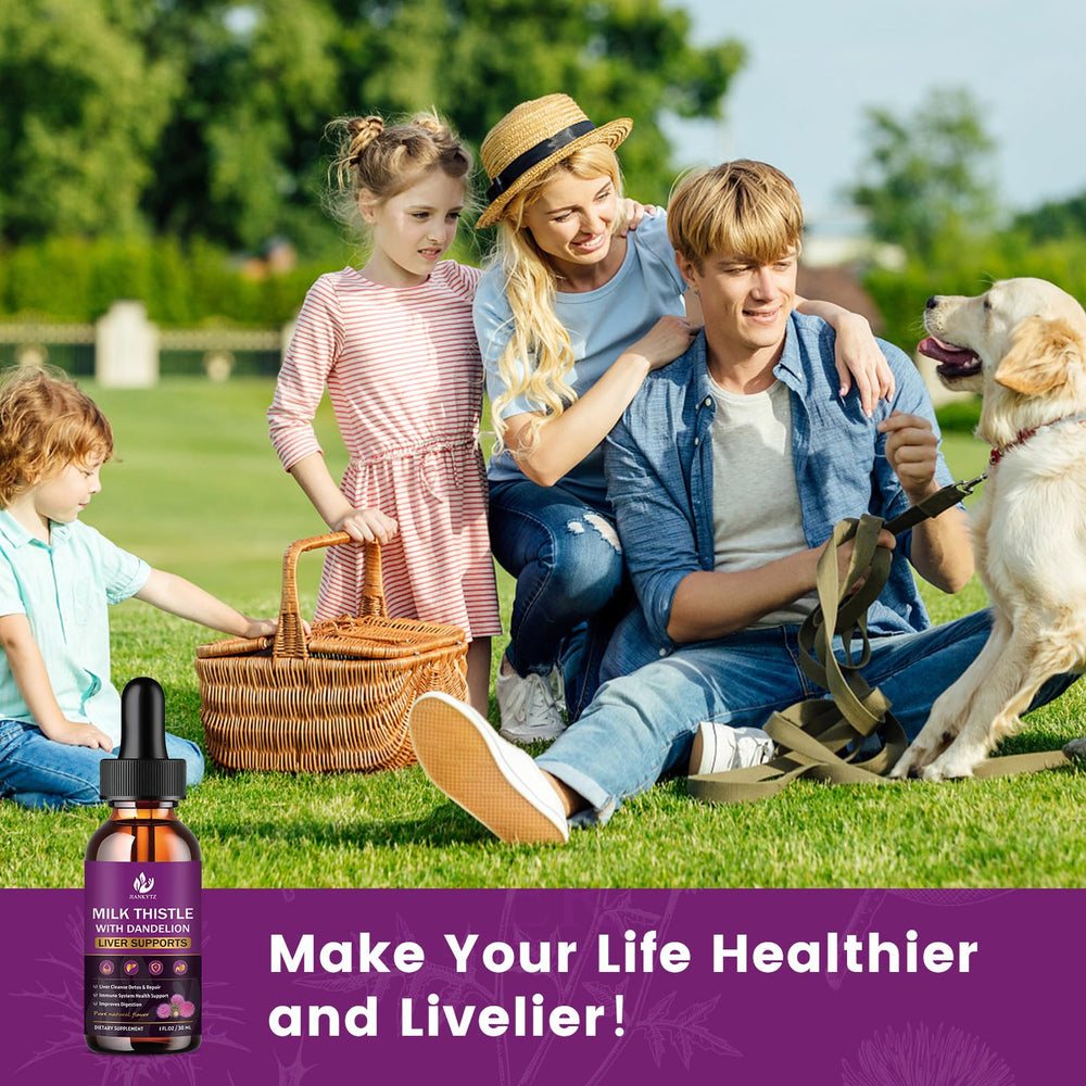 Close-up of Milk Thistle Liver Detox label