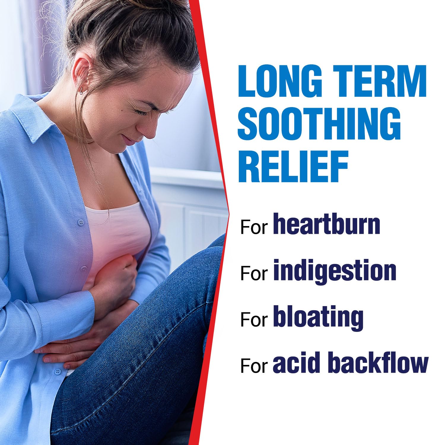 LABO Nutrition GASTRICELL blister pack illustrates long-lasting support for gastric concerns.