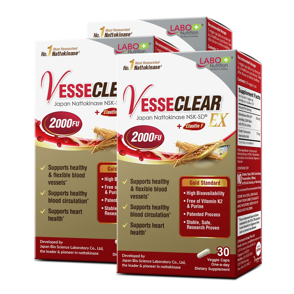 LABO Nutrition VesseCLEAR EX bottle - front view