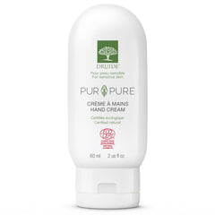 Laboratoires Druide Pur&Pure hand cream front bottle for fragrance-free sensitive skin.