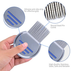 LABOTA double-sided combs with fine teeth for wet or dry hair