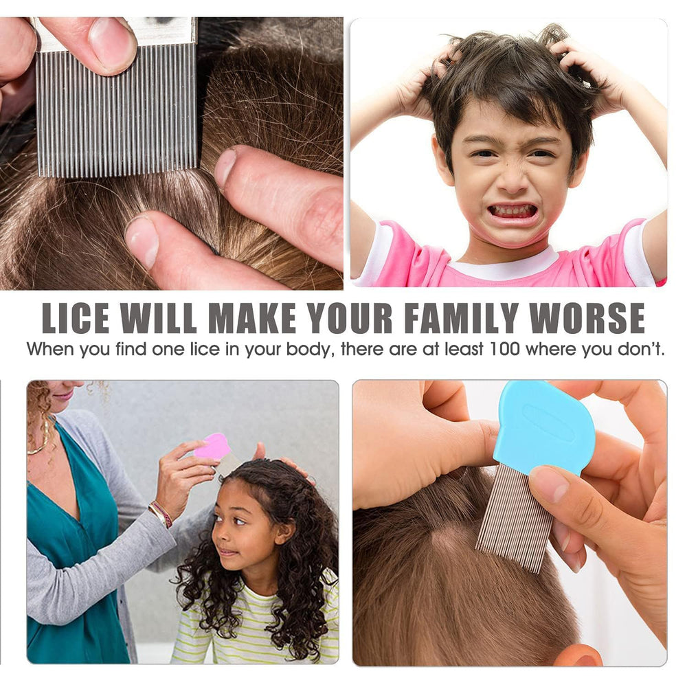 LABOTA flea and lice removal combs for family use