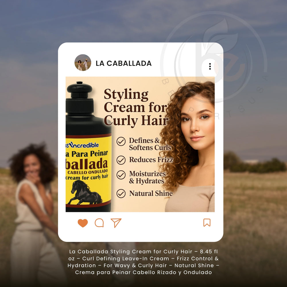 LABS INCREDIBLE La Caballada curl definition enhances natural pattern.