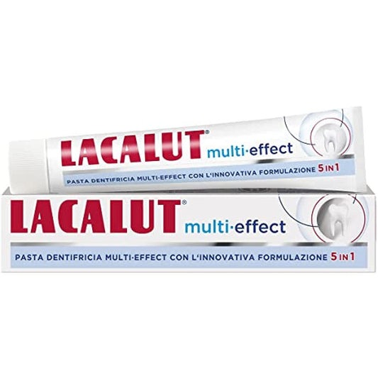 Lacalut Multi Effect 5-in-1 toothpaste 75ml packaging