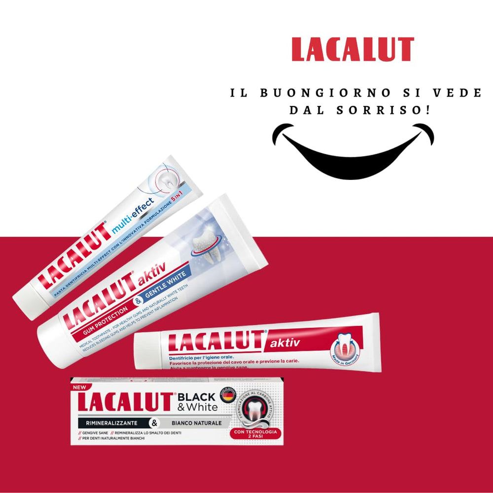 Plaque and tartar protection with Lacalut Multi Effect