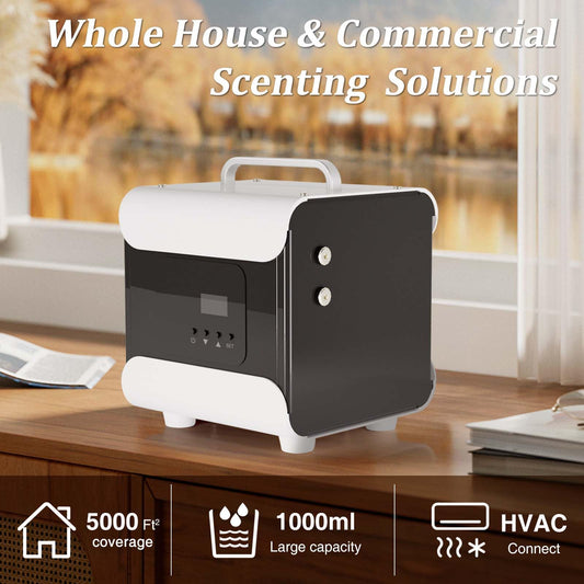 Lacidoll diffuser with app control enables scheduling from your smartphone.