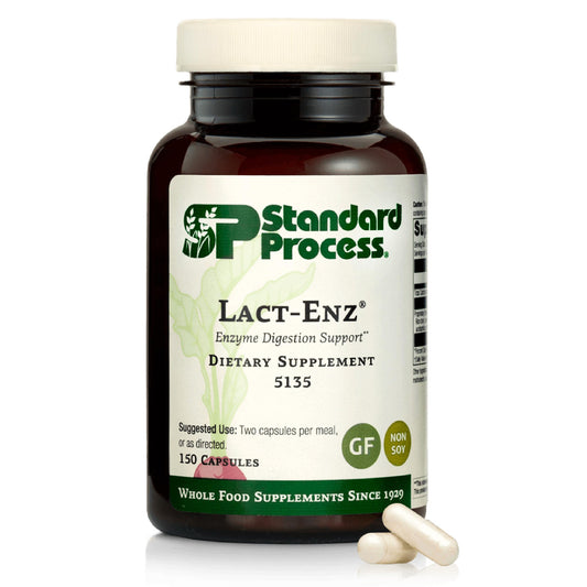 Lact-Enz enzyme digestion support bottle
