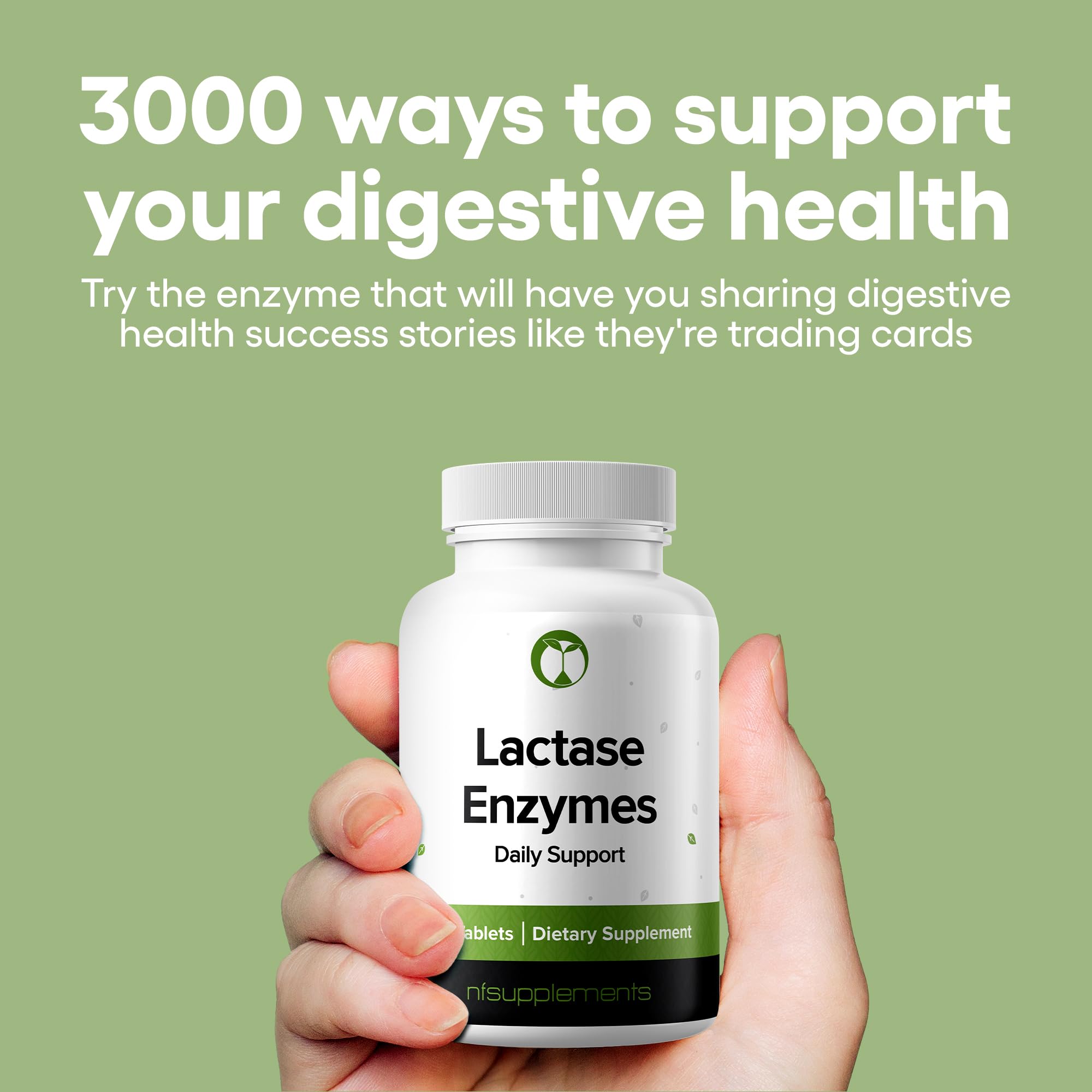 Lactase enzyme dosage information 3000 FCC (90 mg)