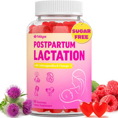 Lactation supplement gummies bottle and packaging