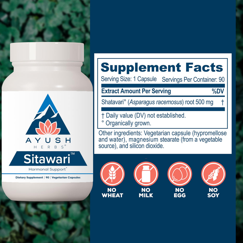 Shatavari capsules for lactation support