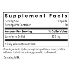 Lactoferrin Vegicaps capsules 350 mg