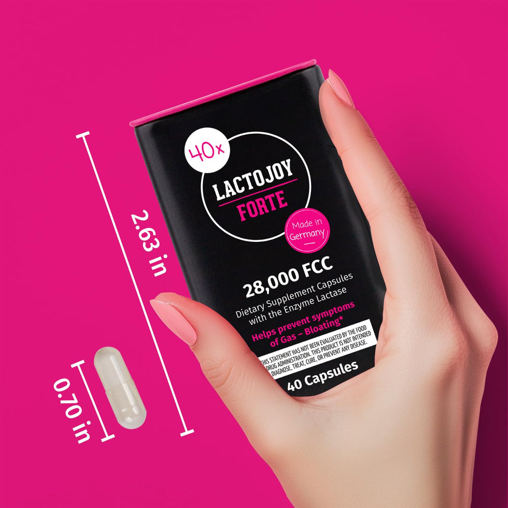 Dairy relief with LactoJoy Forte helps digestion of dairy