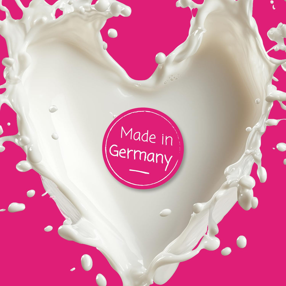 Made in Germany seal on LactoJoy Forte packaging