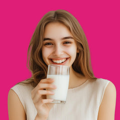 Vegan and gluten-free labeling on LactoJoy Forte packaging