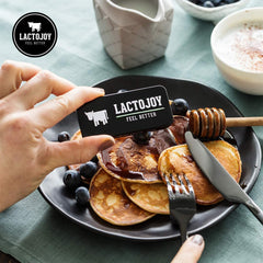 No silicon dioxide label on LactoJoy bottle indicates clean ingredients
