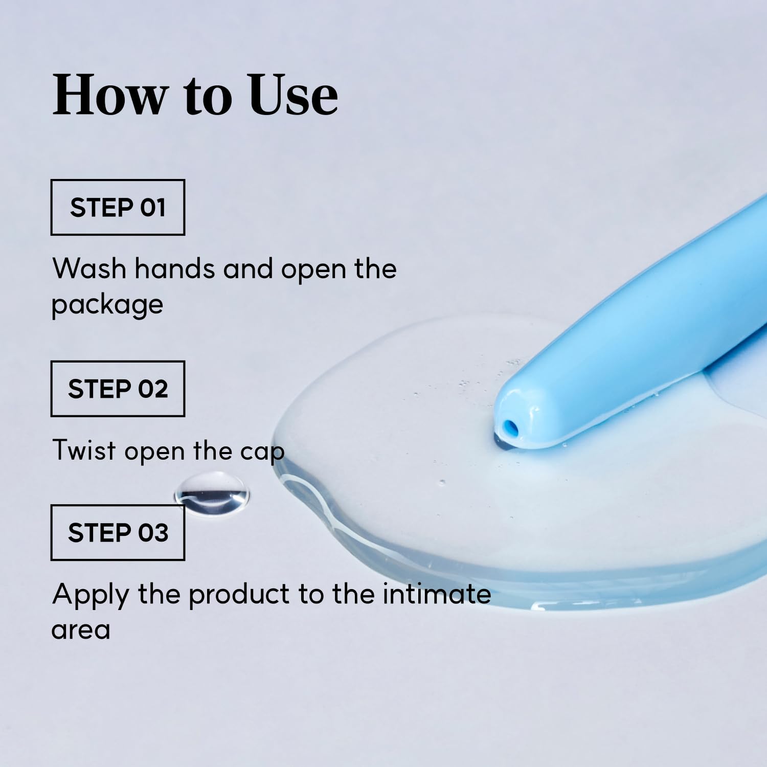 LACTOMEDI bedtime application guide illustrates one dose before sleep for best results.