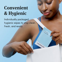 LACTOMEDI unscented wipes emphasize gentle care without fragrance.
