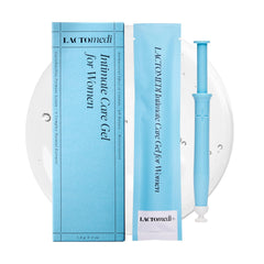 LACTOMEDI Intimate Gel box packaging highlighting a discreet five-dose care package for home pH balance support.
