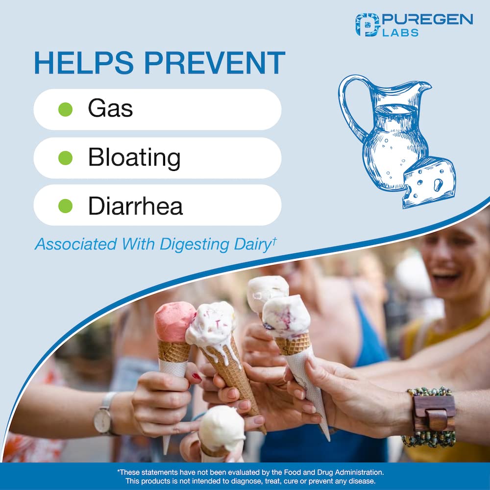 Active ingredient comparison to major brands for dairy digestion