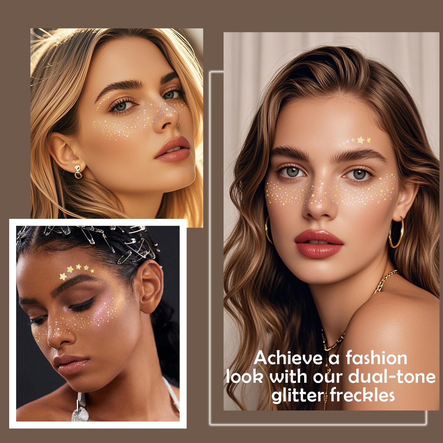 LADDYFOX concert-ready look with sparkle freckles.