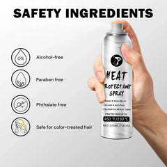 LADDYFOX featherlight mist absorbing quickly with zero residue on hair.