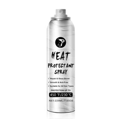 LADDYFOX heat protection spray bottle mist showing 450°F shield for frizz control.