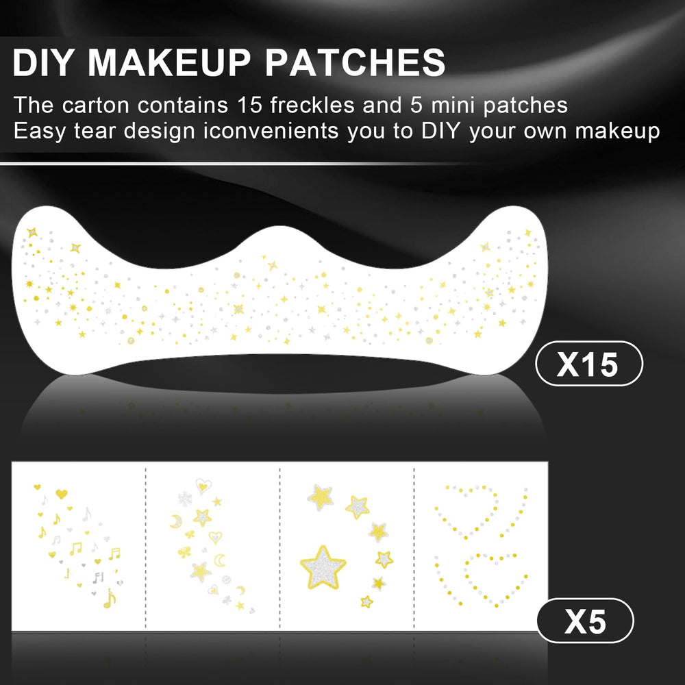 LADDYFOX waterproof long-lasting face tattoos for all-night wear.