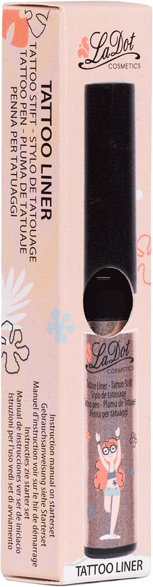 LaDot black liner pen delivers crisp lines for clean tattoos