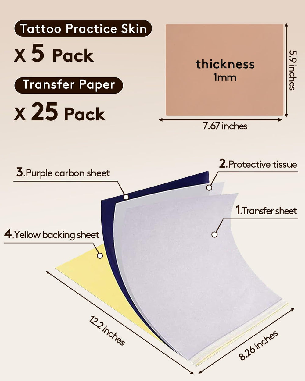 Lady Up 4-layer transfer paper delivers sharp, consistent impressions