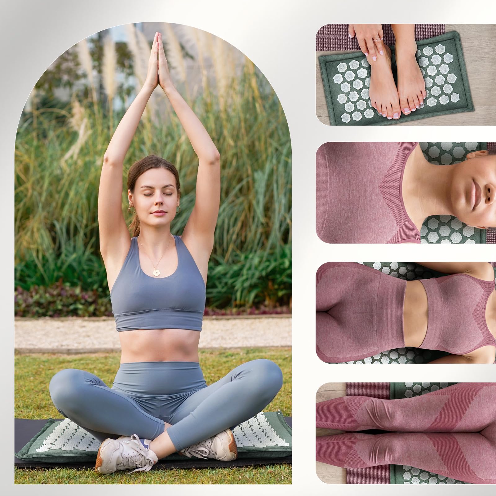 Carrying bag and travel-ready acupressure set