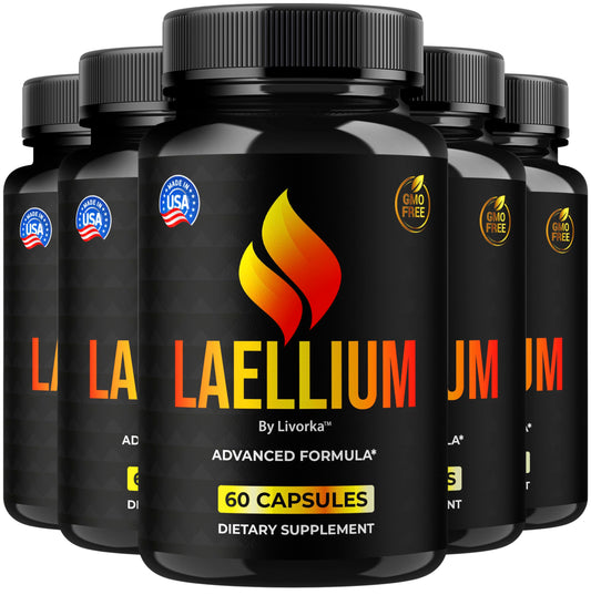 Laellium Pro Pills 5 Pack bottle front view