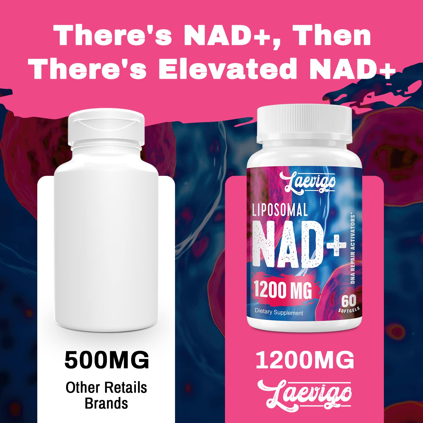 Longevity and vitality with NAD+