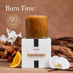 Reusable hand-blown glass vessel of the LAFCO candle