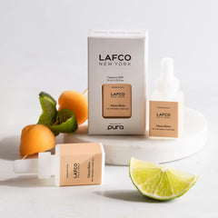 LAFCO New York branding shot emphasizing luxury fragrance and design.