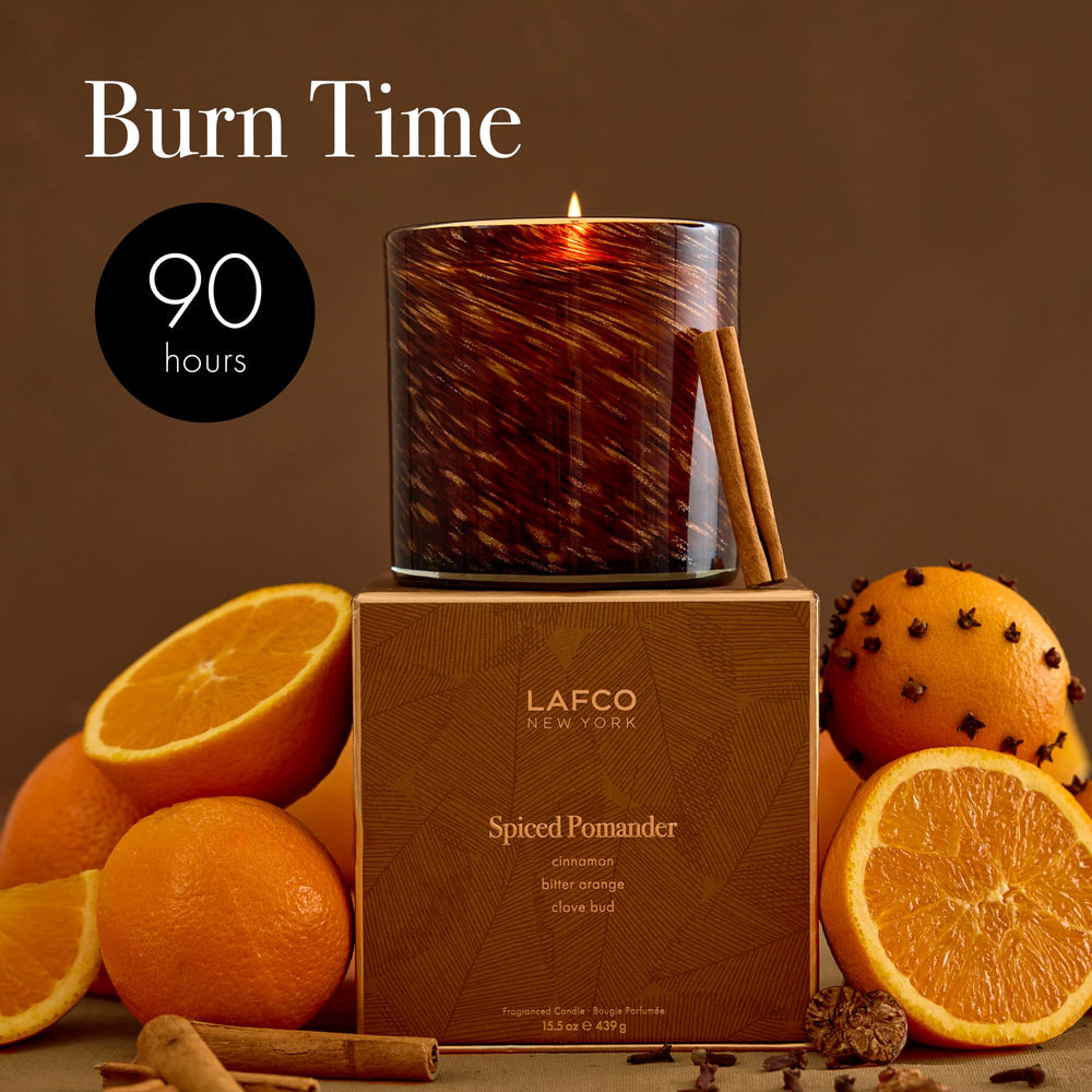 Gift-ready packaging for LAFCO New York Holiday Signature Fall Candle