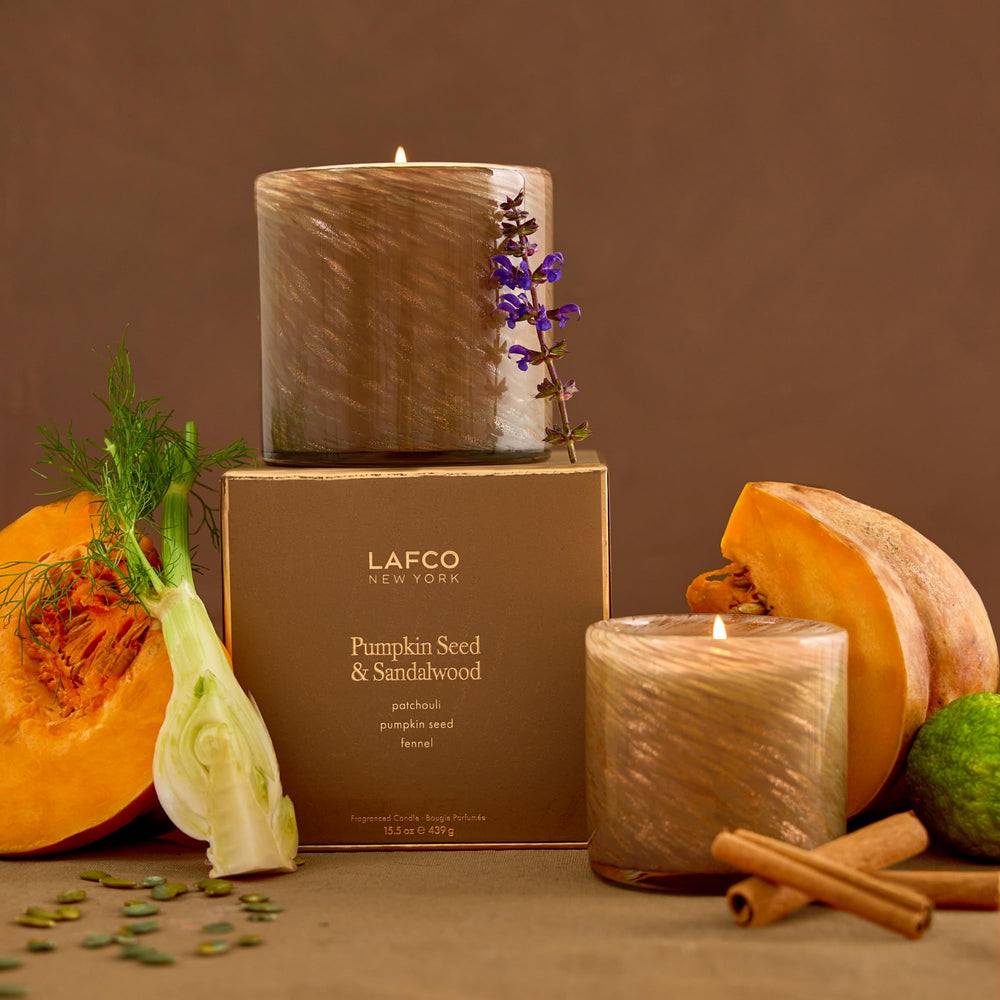 Candle lit with clean burn and slow fragrance release