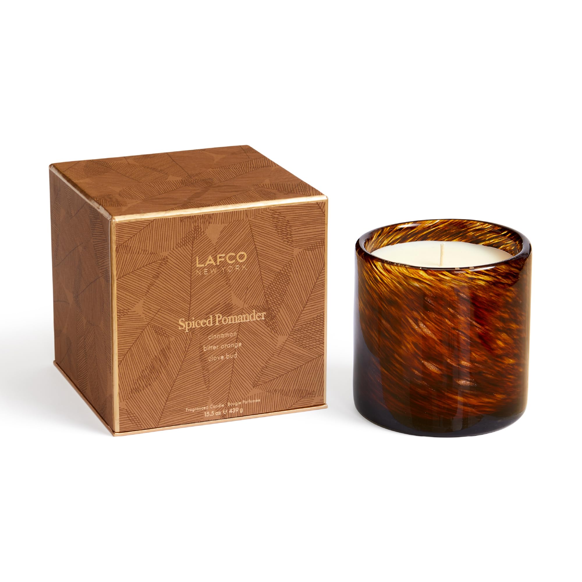 LAFCO New York Holiday Signature Fall Candle Spiced Pomander in 15.5 oz jar