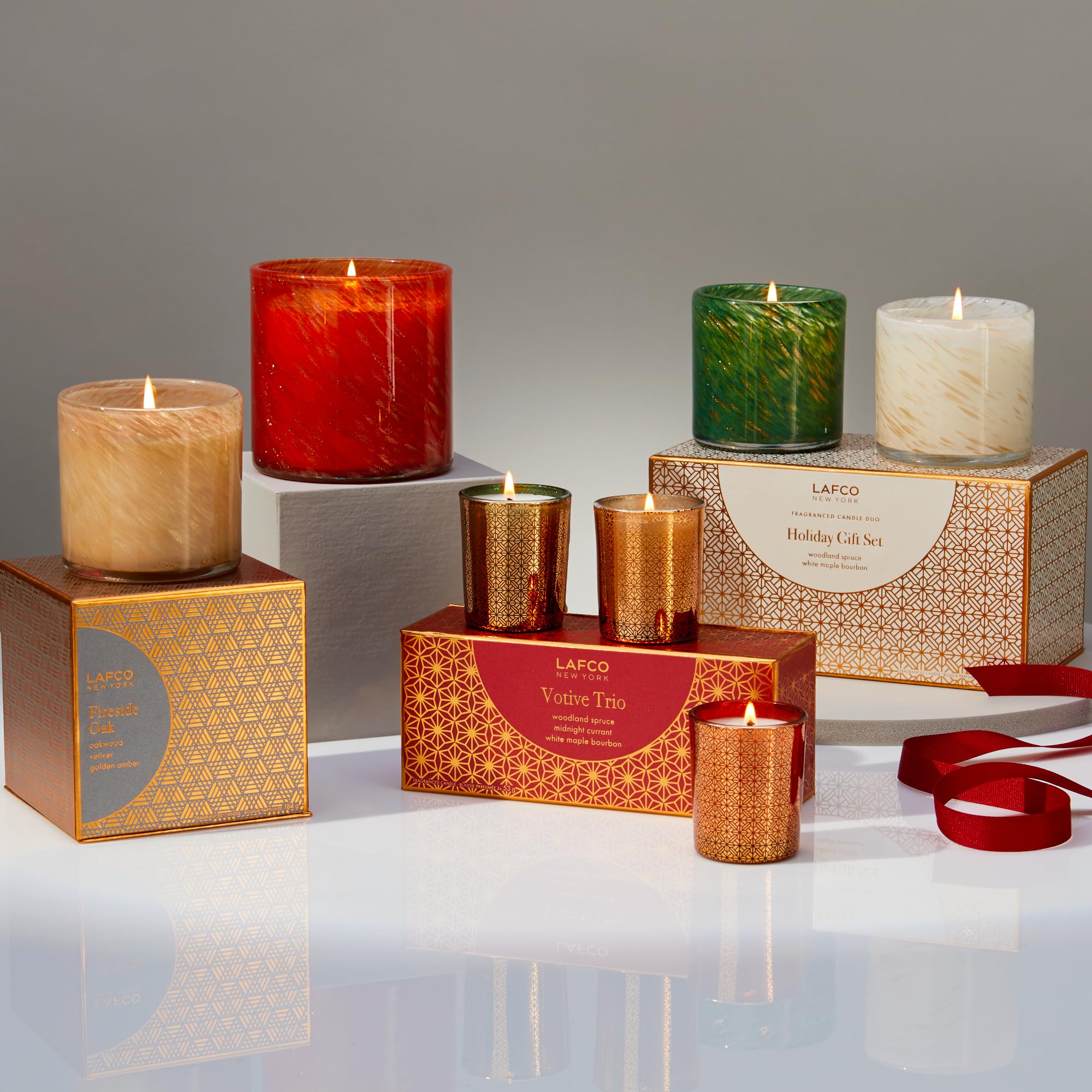 Made in USA engraving on LAFCO New York candle packaging