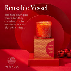 Reusable glass vessel doubles as chic home decor