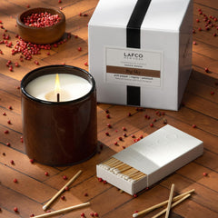 LAFCO logo and labeling emphasize USA-made craftsmanship and refined scent storytelling.